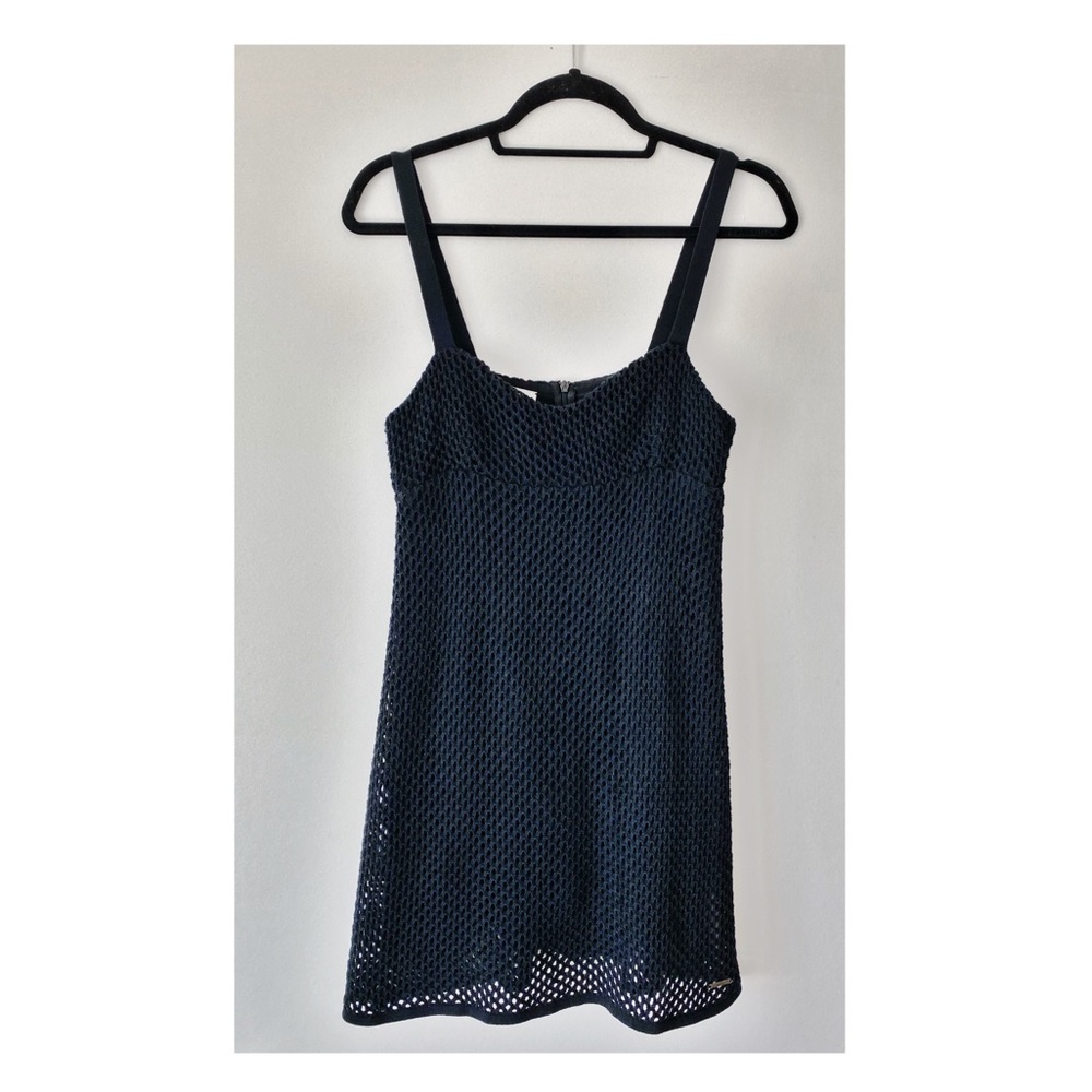 Costume National black mini dress (body suit) Sz S
